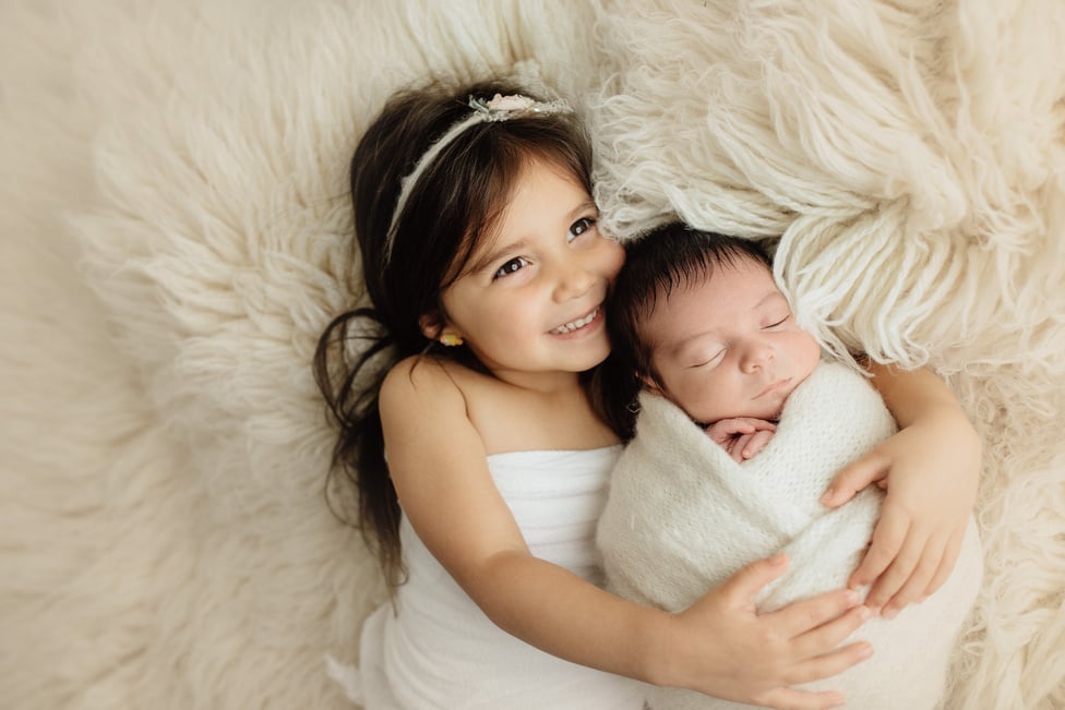 Sister with Newborn